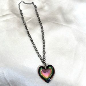 Heart Necklace Colorful!